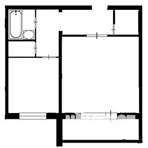 1-к квартира, вторичка, 40м2, 9/10 этаж