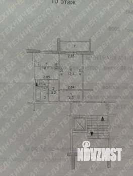 1-к квартира, вторичка, 32м2, 10/10 этаж