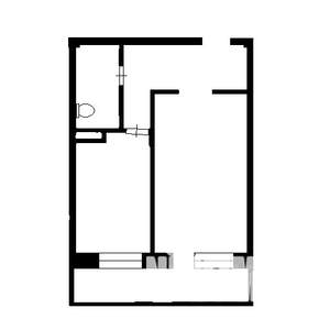 1-к квартира, вторичка, 24м2, 17/18 этаж