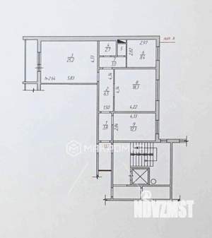 3-к квартира, вторичка, 81м2, 8/10 этаж
