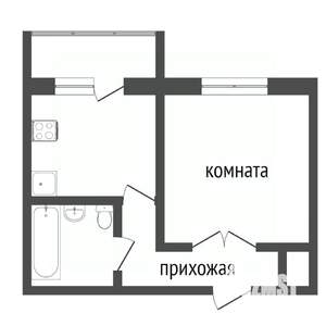 1-к квартира, вторичка, 42м2, 10/11 этаж