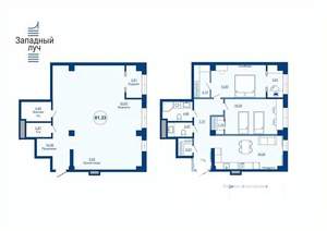 2-к квартира, вторичка, 81м2, 18/23 этаж