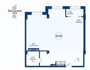 3-к квартира, вторичка, 82м2, 8/24 этаж