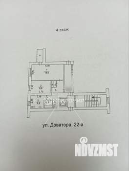 2-к квартира, вторичка, 43м2, 4/9 этаж