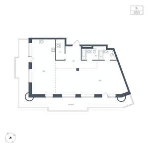 1-к квартира, вторичка, 113м2, 2/7 этаж