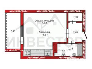 Студия квартира, вторичка, 29м2, 7/10 этаж