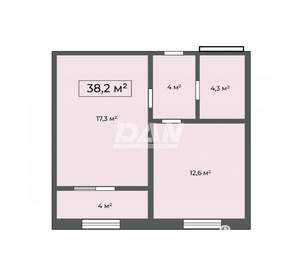 1-к квартира, вторичка, 41м2, 14/20 этаж