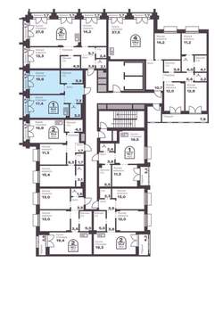 1-к квартира, вторичка, 49м2, 7/8 этаж