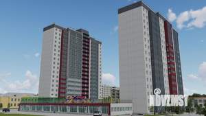 1-к квартира, строящийся дом, 36м2, 8/18 этаж