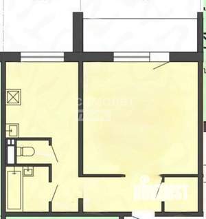 1-к квартира, вторичка, 40м2, 7/10 этаж