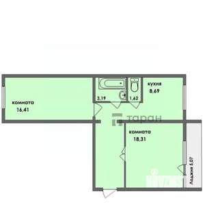 2-к квартира, вторичка, 57м2, 10/10 этаж