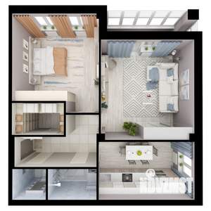 3-к квартира, вторичка, 71м2, 8/16 этаж