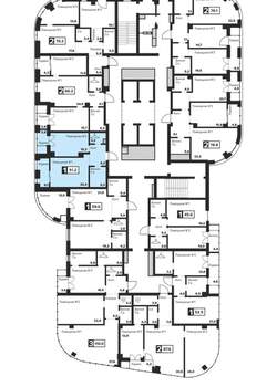 1-к квартира, вторичка, 57м2, 7/29 этаж