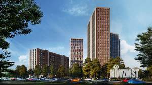 2-к квартира, строящийся дом, 44м2, 5/23 этаж