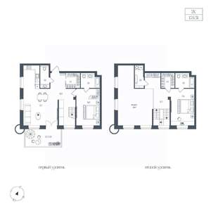 2-к квартира, вторичка, 125м2, 1/8 этаж