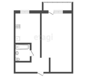 1-к квартира, вторичка, 30м2, 6/10 этаж