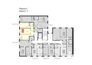 2-к квартира, вторичка, 60м2, 5/10 этаж