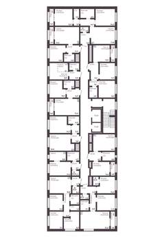 2-к квартира, строящийся дом, 64м2, 10/17 этаж