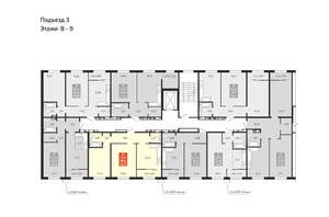 2-к квартира, вторичка, 59м2, 10/10 этаж