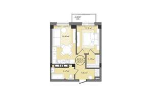 2-к квартира, вторичка, 48м2, 5/24 этаж