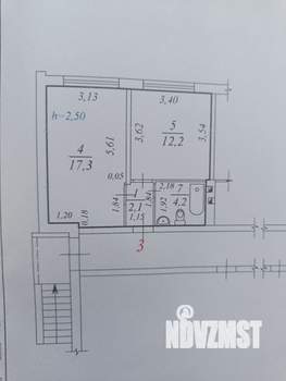 1-к квартира, вторичка, 36м2, 1/10 этаж