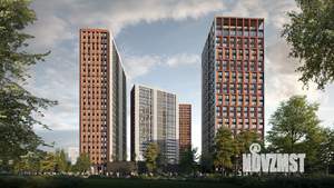 2-к квартира, строящийся дом, 44м2, 5/23 этаж