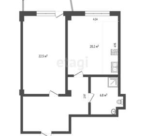 1-к квартира, вторичка, 65м2, 14/21 этаж