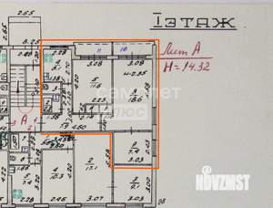 3-к квартира, вторичка, 60м2, 1/5 этаж