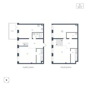 2-к квартира, вторичка, 138м2, 1/10 этаж