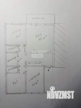 3-к квартира, вторичка, 65м2, 5/10 этаж