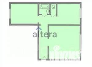 2-к квартира, вторичка, 56м2, 2/10 этаж