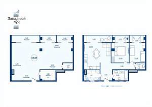 1-к квартира, вторичка, 85м2, 6/23 этаж