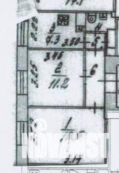 2-к квартира, вторичка, 46м2, 2/5 этаж