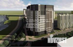 2-к квартира, строящийся дом, 57м2, 16/25 этаж