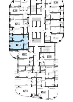 1-к квартира, вторичка, 57м2, 10/29 этаж