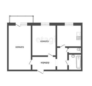 2-к квартира, вторичка, 50м2, 9/9 этаж