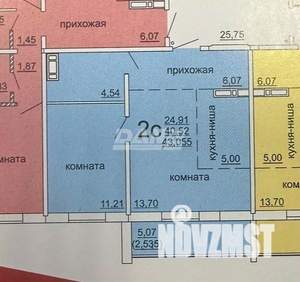 1-к квартира, вторичка, 41м2, 7/10 этаж