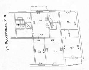 4-к квартира, вторичка, 125м2, 3/10 этаж