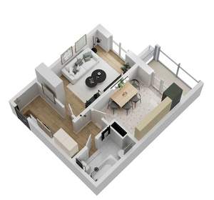 2-к квартира, вторичка, 41м2, 9/18 этаж