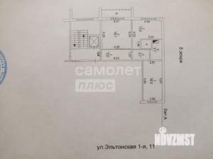 2-к квартира, вторичка, 64м2, 5/10 этаж