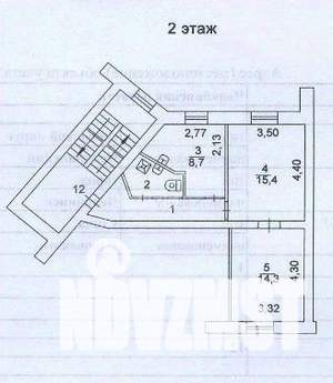 2-к квартира, вторичка, 49м2, 2/2 этаж
