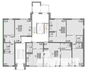 3-к квартира, вторичка, 64м2, 1/10 этаж