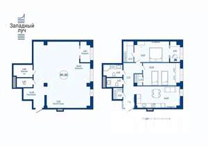 1-к квартира, вторичка, 81м2, 11/23 этаж