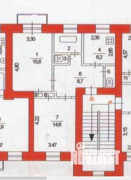 2-к квартира, вторичка, 51м2, 3/7 этаж
