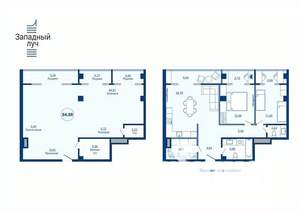 1-к квартира, вторичка, 85м2, 3/23 этаж