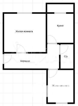 2-к квартира, вторичка, 51м2, 9/10 этаж