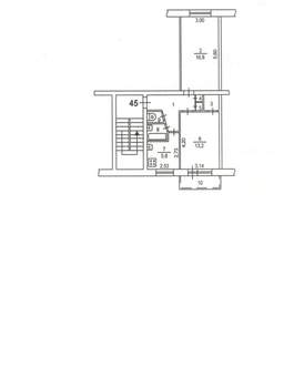 2-к квартира, вторичка, 48м2, 4/5 этаж