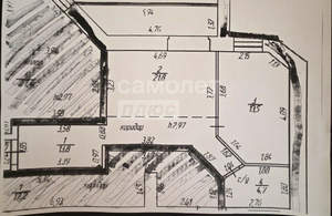 1-к квартира, вторичка, 53м2, 8/17 этаж