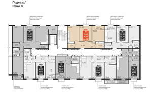 2-к квартира, вторичка, 59м2, 8/10 этаж