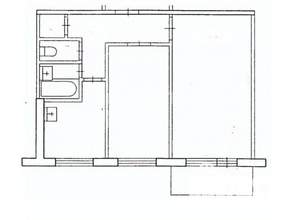 2-к квартира, вторичка, 47м2, 2/5 этаж